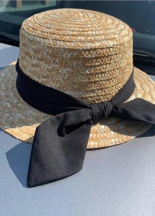 🔥солом'яні капелюшки канотье