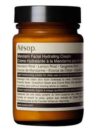 Mandarin facial hydrating cream aesop mandarin facial hydrating cream (тестер)