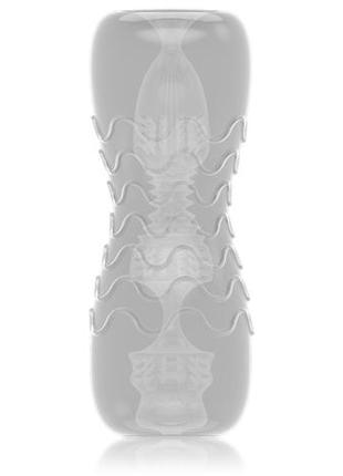 Мастурбатор dorcel double oo, двусторонний, два рельефа