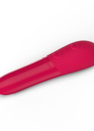 Мощная вибропуля tango x cherry red by we-vibe, 7 режимов вибрации, 8 уровней интенсивности