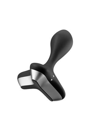 Анальна пробка з вібрацією satisfyer game changer black