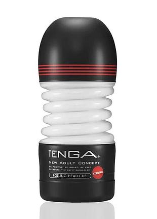 Мастурбатор tenga rolling head cup strong с интенсивной стимуляцией головки