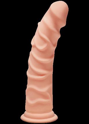 Фаллоимитатор doc johnson the d - ragin d - 8 inch without balls - ultraskyn, диаметр 5,1см