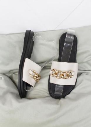 Шкіряні шльопанці, босоніжки 37 розміру