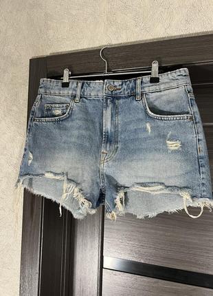Джинсовые шорты zara