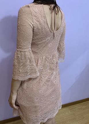 Платье в кружево 4