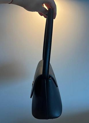 Сумочка-багет черная 3