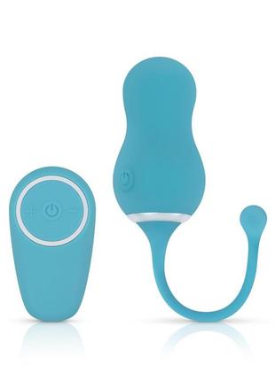 Віброяйце cala azul - elena vibrating egg with remote control