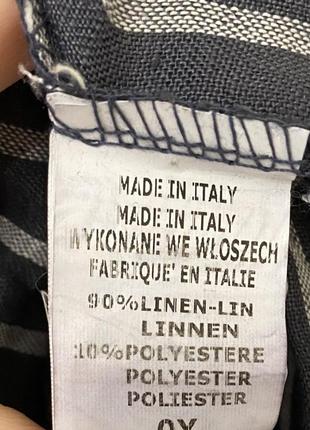 Лляна італійська блуза великого розміру2 фото