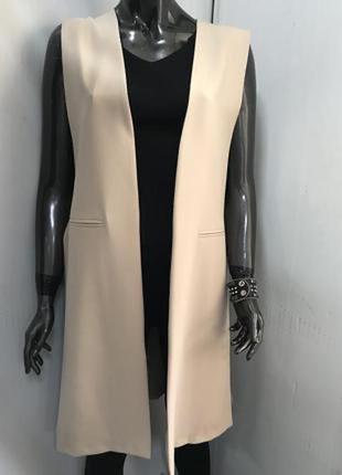 Трендовый жилет в цвете беж. турция. 🇹🇷