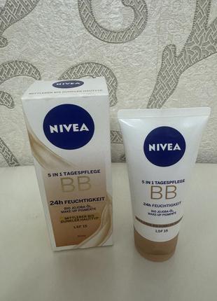 Nivea 5in1bb day cream 24h moisture spf