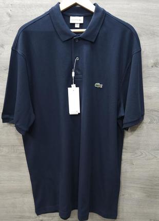 Мужская футболка поло lacoste(увеличенных размеров)