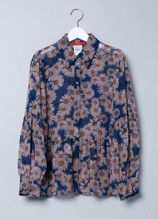 Шикарна ніжна сорочка з бджілками та ромашками max&co max mara