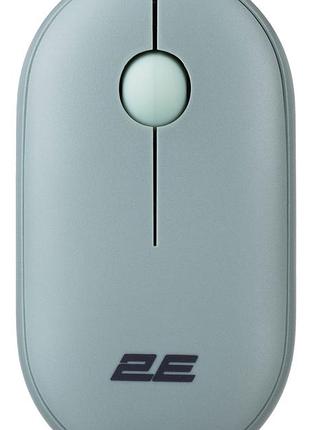 Миша бездротова 2e mf300 silent ashen green (2e-mf300wgn)