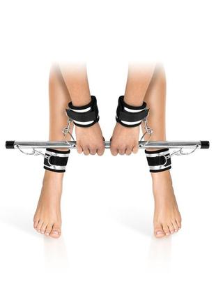 Фиксатор для рук и ног fetish tentation submission bar with 4 cuffs