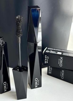 Об'ємна туш для вій kiko milano2 фото