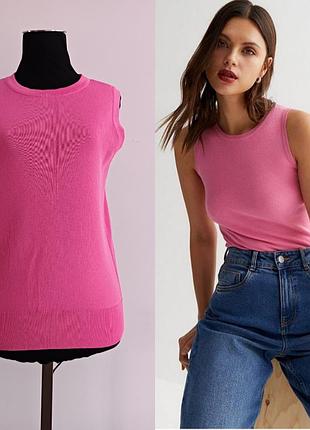 Топ трикотажный майка футболка без рукавов m&s, 12/m