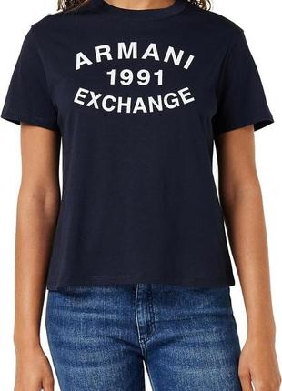 Женская футболка armani exchange1 фото