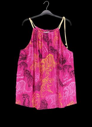 Яркая майка, топ "zara" с принтом «disney», l.