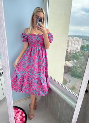 Летние платья с хлопка