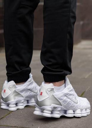 Кросівки чоловічі, nike shox tl white5 фото