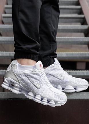 Кросівки чоловічі, nike shox tl white