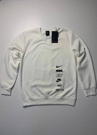 Білий світшот nike