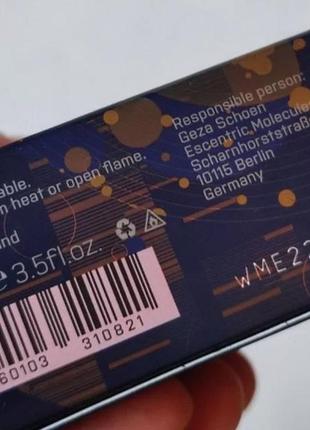 Molecule 01 + black tea escentric molecules eau de toilette 5 ml, туалетная вода, отливант 3