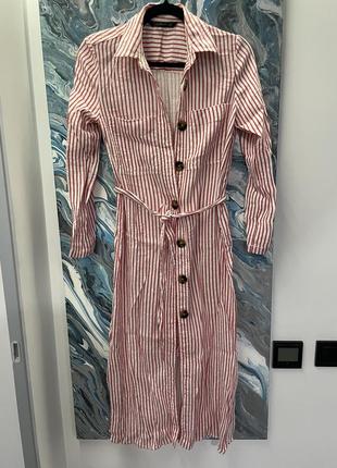 Zara сукня 50% льон