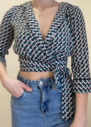 Сорочка, блуза в геометричний принт1 фото