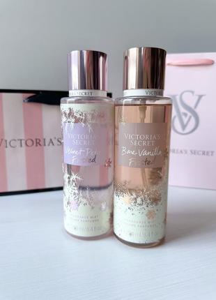 Оригінал velvet petals frosted bare vanilla frosted victoria’s secret спрей міст мист вікторія сікрет виктория сикрет