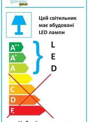 Світильник настінно-стельовий світлодіодний crystal gold 15w koral dnl-0306 фото