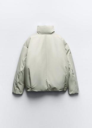 Стьобана куртка zw collection оверсайз zara5 фото