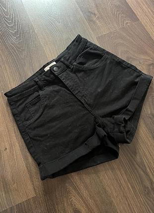 Черные шорты h&amp;m