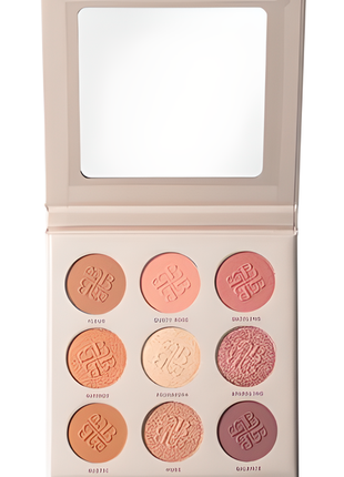 Палетка тіней для повік bogenia match eyeshadow palette, 9 кольорів, 14.4 г3 фото