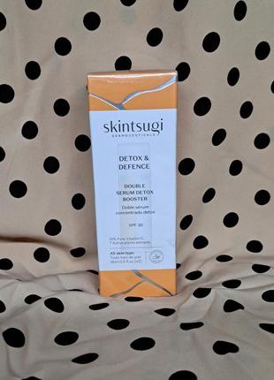 Подвійна детокс-сироватка
skintsugi detox & defence double serum detox booster spf30