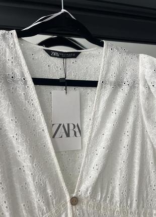 Zara сукня з вишивкою , м2 фото