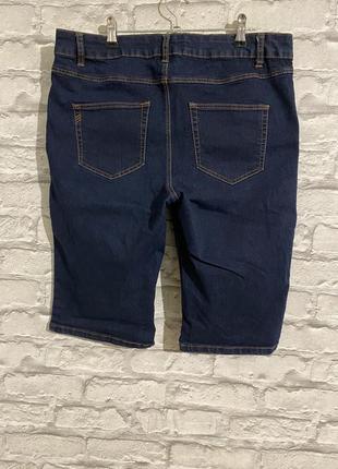 Удлинённые джинсовые шорты 16 размер2 фото