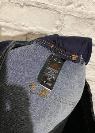 Удлинённые джинсовые шорты 16 размер3 фото
