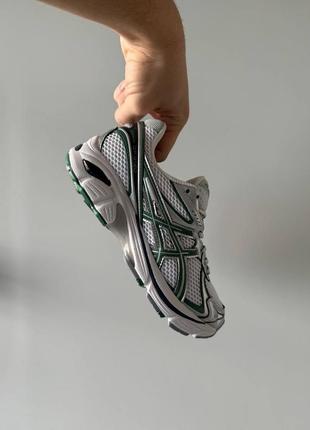 Жіночі кросівки в стилі asics gel gt-2160 silver/green.1 фото