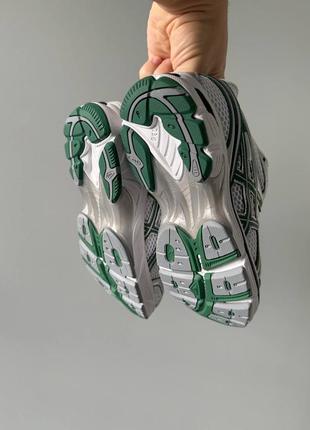 Жіночі кросівки в стилі asics gel gt-2160 silver/green.7 фото