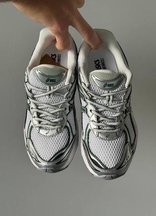 Жіночі кросівки в стилі asics gel gt-2160 silver/green.6 фото