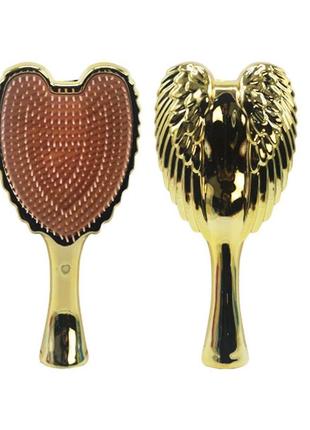 Гребінець "angel metallic" 19 см, золотистий