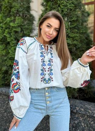 Вышиванка женская рубашка