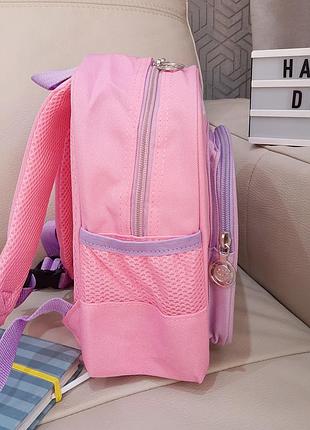 Детский рюкзак маленький единорог розовый для девочки 2, 3, 4 года