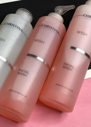 Wish facial wash christina 🌼очищувальний гель для вмивання
