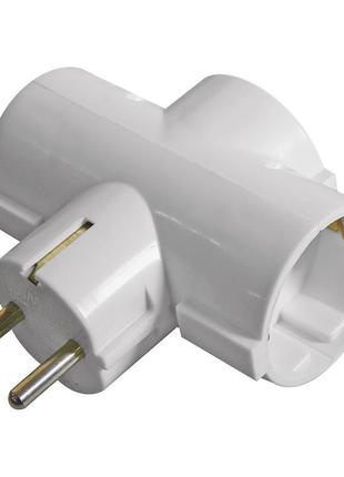 Трійник emos (p00242) white