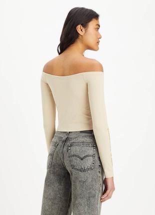 Женский укороченный лонгслив levi's 2