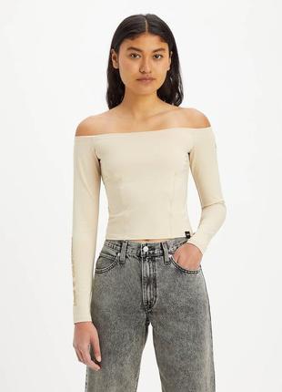 Жіночий укорочений лонгслів levi's