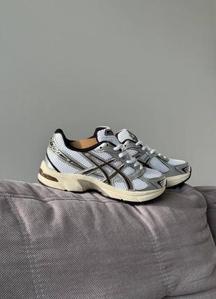 Жіночі кросівки в стилі asics gel - 1130 white/clay canyon.9 фото